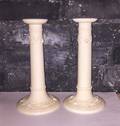 A Pair of Wedgwood Creamware Candlesticks
