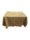 A Metallic Thread Embroidered Table Cover