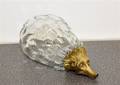 A Gilt Bronze Mounted Glass Model of a Hedgehog