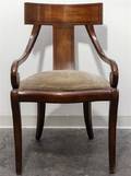A Regency Style Mahogany Armchair