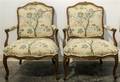 A Pair of Louis XV Style Fauteuils