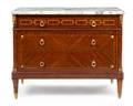A Louis XVI Style Marquetry Commode