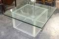 A Gary Strutin Acrylic and Glass Low Table