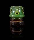 A Chinese Green Jadeite Jar