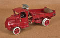 Arcade cast iron  Mack  dump truck with a lift bed
