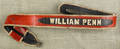 Leather William Penn firemans parade belt