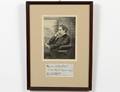 CHARLES DICKENS 18121870 CUTOUT AUTOGRAPH