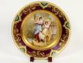 VIENNA PAINTED PORCELAIN CABINET PLATE