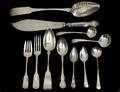 GROUP OF SEVEN STERLING SILVER FLATWARE ARTICLES