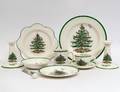 SPODE XMAS MOTIF EARTHENWARE PART DINNER SERVICE