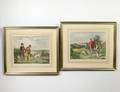 PAIR OF FRENCH HANDCOLORED SPORTING ENGRAVINGS
