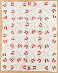 Appliqu tulip quilt ca 1900