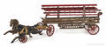 Cast iron horse drawn ladder truck