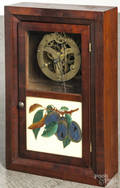 Two Seth Thomas mahogany miniature ogee clocks