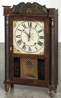 Riley Whiting mahogany shelf clock