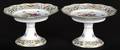 Pair of porcelain compotes