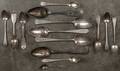 Continental silver flatware