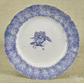 Blue spatter plate