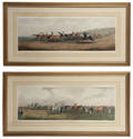 Four Alken color engravings
