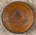 Pennsylvania redware pie plate early 19th c