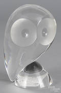Steuben glass owl