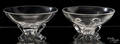 Two Steuben crystal bowls