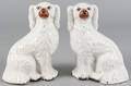Pair of Staffordshire spaniels