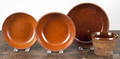 Four pieces of Pennsylvania redware