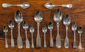 Coin silver spoons 19th c