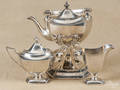 Mount Vernon silversmiths sterling silver threepiece tea service
