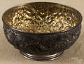 J E Caldwell repouss sterling silver bowl