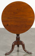 Chippendale walnut tea table