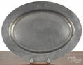 Samuel Duncomb English pewter serving tray