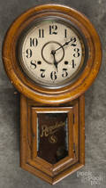 Seth Thomas oak regulator clock