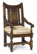 George I oak wainscot armchair ca 1720