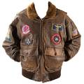 Top Gun Avirex Sweepstakes Prize Leather Flight Bomber