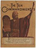 The Ten Commandments Movie Book Signed by Cecil B