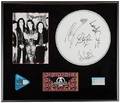 Aerosmith Autographed Concert Memorabilia Display