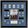 Rat Pack Matted Display Memorabilia Including A Check