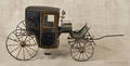 Early German painted tin horse carriage