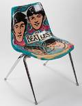 The Beatles HandPainted Fan Chair