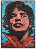 StageSized Mick Jagger Portrait Painting