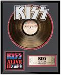 Kiss Alive II 24kt GoldPlated 33rpm Record
