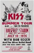 Kiss 1976 Autographed Summer Tour Window Card
