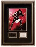 Kiss Gene Simmons Strands of Hair Framed Display