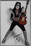 Kiss Ace Frehley Signed Color Portrait