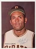 Color Photograph Signed by Roberto Clemente and Johnny