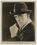Boris Karloff Inscribed and Signed Lured Publicity