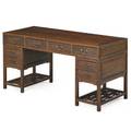 Chinese chicken feather wood pedestal desk