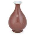 Chinese peach bloom glaze vase